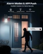 Solar Security Cameras Wireless Outdoor, 3MP Pan Tilt 360°WiFi Camera with Color Night Vision/PIR Sensor/2-Way Audio/Alexa/Google Assistant - Image 5