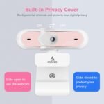 NexiGo N660P 1080P 60FPS Webcam with Software Control, Dual Microphone & Cover, Autofocus, HD USB Computer Web Camera, for OBS/Zoom/Skype/FaceTime/Teams/Twitch, Pink - Image 4