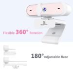 NexiGo N660P 1080P 60FPS Webcam with Software Control, Dual Microphone & Cover, Autofocus, HD USB Computer Web Camera, for OBS/Zoom/Skype/FaceTime/Teams/Twitch, Pink - Image 5