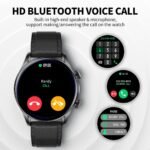 Smart Watch for Men Women, 1.39" Round GPS Watcher with 100+ Sports Modes, Blood Pressure/Heart Rate/Blood Oxygen/Sleep Monitor, IP67 Waterproof Smartwatch for Android iOS - Image 3