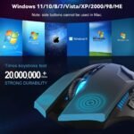 TECKNET Wireless Mouse-USB Ergonomic Optical Cordless Mouse with 8 Buttons,12-Month Battery Life,4800 DPI Optical Tracking,High-Precision 5 Adjustable DPI for PC/Mac/Laptop - Image 4