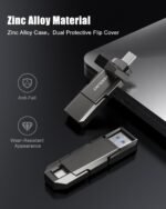 Vansuny 1TB Portable External Hard Drive Up to 500MB/s USB Solid State Drive USB 3.2 Dual SSD for Android Phone Tablet Laptop MacBook PC - Image 5