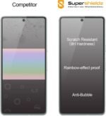 Supershieldz (3 Pack) Designed for Google Pixel 7a Tempered Glass Screen Protector, Anti Scratch, Bubble Free - Image 3