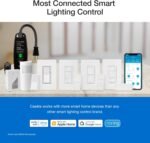 Lutron Outdoor Smart Plug for Caseta Smart Lighting, Summer Patio, Backyard Outdoor Lights & Motors, 15A LED Fixtures & 1/2 HP Motors, PD-15OUT-BL, Black - Image 7