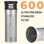 LAFEECA Iced Tea Maker and Infuser - Large Jug with Airtight Lid for Cold Brew - Stainless Dual Ultra Filter - Tritan Pitcher - 2000 ml / 68 oz - Dune - Image 4