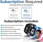 Kids Smartwatch, Ages 3-12 | GPS Tracker & Phone Watch with Two-Way Calling, Text Messaging, SOS Alert, Camera, School Mode, Safety Tracker – Blue - Image 4