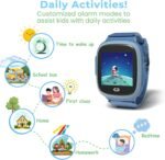 Kids Smartwatch, Ages 3-12 | GPS Tracker & Phone Watch with Two-Way Calling, Text Messaging, SOS Alert, Camera, School Mode, Safety Tracker – Blue - Image 5