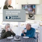 PRO Portable Wireless TV Speakers for Smart TV Without The Blaring Volume, Ideal for Elderly and Hard of Hearing with Extra Earbuds and Power Adapter - 100ft Range (Classic) - Image 4