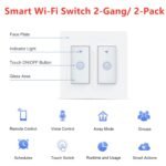 Nexete Smart Wi-Fi Light Switch 2-Pack, Works with Alexa & Google Assistant, App Remote Control, Timer & Schedule, No Hub Required - Image 4