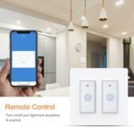 Nexete Smart Wi-Fi Light Switch 2-Pack, Works with Alexa & Google Assistant, App Remote Control, Timer & Schedule, No Hub Required - Image 6