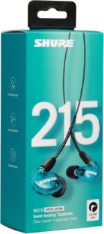 Shure SE215SPE Blue Sound Isolating Earphones - Image 5