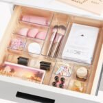 Vtopmart 25 PCS Clear Plastic Drawer Organizers Set, 4-Size Versatile Bathroom and Vanity Drawer Organizer Trays, Storage Bins for Makeup, Bedroom, Kitchen Gadgets Utensils and Office - Image 6