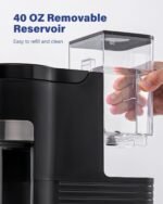 SHARDOR 3 in 1 Single Serve Coffee Maker, K Cup Pod Coffee Maker Compatible with Grounds & Teas, 6 to 14oz Brew Sizes, 40oz Removable Water Tank, Easy to Use, Black - Image 5