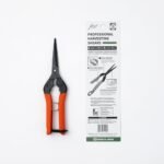 Saboten 7.9" Professional Japanese Harvesting Shears, Straight Precision Blade, Black Fluorine-Coated Stainless Steel, Spring-Loaded, Shock-Absorbing Grip, Safety Lock, Made in Japan - Image 6