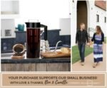 Willow & Everett Cold Brew Coffee & Iced-Tea Maker Pitcher, 1.3 L Glass Dispenser Metal & Plastic Lid Mesh Filter Iced Coffee & Sun Tea Brewing System - Image 3