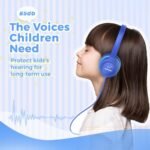 Kids Headphones, Wired Headphones for Kid with Safe Volume Limiter, Kid Headphone with Cord 3.5mm Jack, On-Ear Girls Boys Toddler Headphone for School ﻿ - Image 5