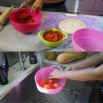 Southern Homewares 5-Piece Nesting Mixing Bowl Set with Colander, Sieve, Measuring Cup, and Juicer – Stackable Multi-Color Kitchen Set - Image 4