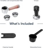 De'Longhi Dedica Duo Compact Espresso Machine - Cold Brew Coffee Maker with Milk Frother Wand- for Espresso, Hot & Iced Coffee, Cappuccinos, Lattes & Home Barista Brewing, Rosé Pink - Image 9