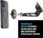 Nite Ize Steelie Windshield Kit - Magnetic Cell Phone Holder for Car Accessories - Sturdy Car Windshield Mount for Cell Phones - Orbiter Plus - Image 7