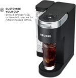 Keurig K-Supreme Single Serve K-Cup Pod Coffee Maker, MultiStream Technology, 4 Brew Sizes, 66oz Dual-Position Removable Reservoir, Black (Renewed) - Image 4