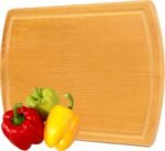 Small Bamboo Cutting Board – 12 Inch Wood Cutting Boards for Kitchen with Glue-Free Surface™ & Juice Groove – Non-Toxic, FSC-Certified, Durable Wooden Chopping Board - Image 5