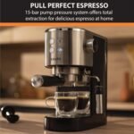 KRUPS Stainless Steel Espresso Machine: 15-Bar Pump Pressure, Milk Frother for Cappuccino and Latte, Fast Pre-Heat, 2-Cup Capacity, Cup Warmer, Easy Cleaning, 1350W, Silver - Image 3
