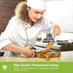 Kitchen Scissors, iBayam 2-Pack Kitchen Shears, 9 Inch Heavy Duty Dishwasher Safe Food Scissors, Multipurpose Stainless Steel Sharp Cooking for Kitchen, Chicken, Poultry, Fish, Meat, Herbs - Image 5