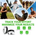 Smart Ring - Free SpO2 Sleep Tracker | No Subscription | IP68 Waterproof Fitness Tracker | 24/7 Activity Monitor | Step Counter & Tracking | Sleep & Workout Accessory Silver 9 - Image 4