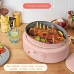 Beautifil Electric Pressure Cooker 10-in-1 Multi Cooker, 6 Quart Programmable Slow Cooker, Rice Cooker, Steamer, Sauté Pan (Rose) - Image 4