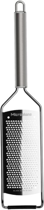 Microplane Professional Series Kitchen Grater new Fine for Hard Cheese, Citrus Fruits, Garlic, Chili, Cinnamon and Nutmeg with Stainless Steel Blades - Made in USA - Image 3