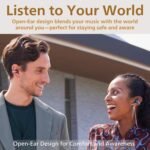 JVC Nearphones Open Ear True Wireless Headphones - Open Ear Earbuds - Bluetooth 5.3-24H Playback - IPX4 Water Resistant - Built-in Mic - Awareness & Comfort - Ear Clip Earbuds - HANP1T - Image 3