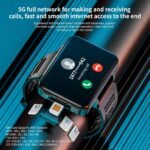 LOKMAT 4G SIM Card Smart Watch, 6GB+128GB Android Smartwatch Phone Call, 2.4" Large Screen Sport Watch 1500mAh Dual Camera WiFi Bluetooth GPS Smart Watches for Men - Image 3