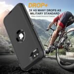 for iPhone SE Case 2022/2020/3rd/2rd,iPhone 8/7 case [Shockproof] [Dropproof] [Military Grade Drop Tested] with Non-Slip Removable Heavy Duty Full Body Phone Case-Black - Image 5