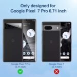 LK 2 Pack for Google Pixel 7 Pro Screen Protector 6.7-inch + 2 Pack Lens Protector with Positioning Tool, Self-Healing TPU Film, Touch Sensitive, HD Ultra-Thin - Image 4