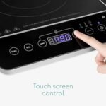 Navaris Double Induction Cooktop - Portable Dual Countertop Electric Stove Burner Cook-Top Hot Plate with 2 Hobs for Cooking - 24 x 14 x 3 Inches - Image 4