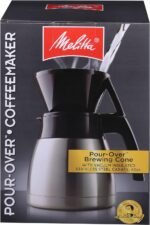 Melitta Pour-Over Coffee Brewer & Stainless Steel Carafe Set with Coffee Filters, 42 Ounce Set - Image 3
