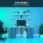 Wyze Bulb Color, 1100 Lumen WiFi RGB and Tunable White A19 Smart Bulb, Works with Alexa and Google Assistant, Four-Pack - Image 3