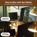 Wyze Bulb Color, 1100 Lumen WiFi RGB and Tunable White A19 Smart Bulb, Works with Alexa and Google Assistant, Four-Pack - Image 4