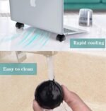 Laptop Cooling Pad,Small Laptop Cooling Stand Invisible Cooler Ball for Notebook Computer - Image 4