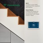 Bosch Connected Control BCC110 Smart Phone Wi-Fi Thermostat - Compatible with Alexa - Touch Screen, White - Image 4
