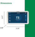 Bosch Connected Control BCC110 Smart Phone Wi-Fi Thermostat - Compatible with Alexa - Touch Screen, White - Image 5