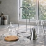 Nispira Iced Coffee Cold Brew Drip Coffee Maker Stainless Steal, 400mL, Borosilicate Glass - Image 5