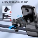 Car Vent Phone Mount for Car [Military-Grade Hook Clip] Phone Stand for Car [Thick Cases Friendly] Air Vent Clip Cell Phone Holder for Smartphone, iPhone, Automobile Cradles Universal - Image 3