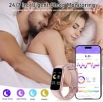 Fitness Tracker with 24/7 Heart Rate, Blood Oxygen, Sleep Tracker, 1.47''Waterproof Fitness Watch, Activity Tracker with Step Tracker for Women Men - Image 4