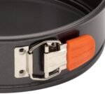 Rachael Ray Oven Lovin' Nonstick Bakeware Springform Baking Pan/ Springform Cake Pan / Cheesecake Pan With Grips, Round - 9 Inch, Gray - Image 4