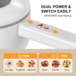 Electric Hot Pot 2L, 700W Portable Multi-Purpose Cooker with Dual Power Control, Non-Stick Pot for Noodles, Steak, Eggs, Ramen, Oatmeal, and More - Image 5