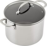 Farberware Millennium Stainless Steel Nonstick Cookware Set, 10-Piece Pot and Pan Set, Stainless Steel - Image 7