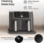 Ibyx Elegant Sliding Tray for Your Coffee Maker & Heavy Kitchen Appliances - Sturdy, Slides Easily from Under The Cabinet (Black, 16" W x 13" D) - Image 5
