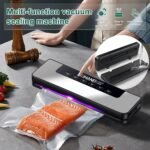 MDHAND Vacuum Sealer for Food - Food Saver Vacuum Sealer Machine with Bag, Fast-Compact Multi-Functional Strong Suction Automatic Sealing & Dry & Moist Modes Ideal for Home Kitchen Use - Image 4