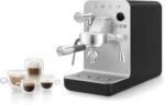 Smeg Semi-Pro Espresso Machine – 15-Bar Pump, Triple Thermoblock Heating, 58mm Filter Holder & Steam Wand – Made in Italy (Black) - Image 5